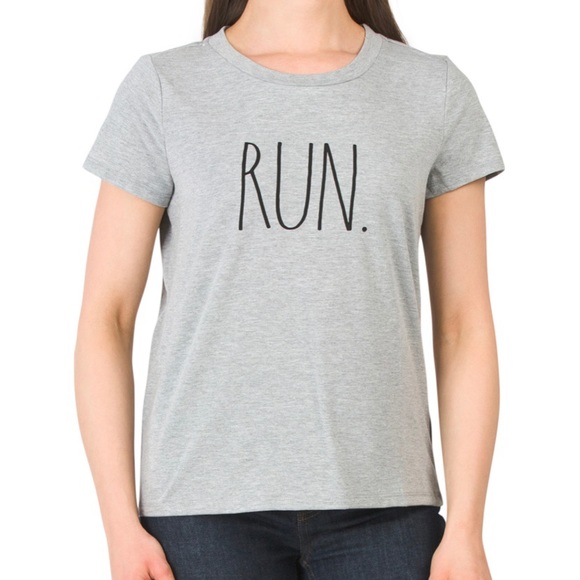 NWT Rae Dunn RUN T-shirt - Picture 1 of 7